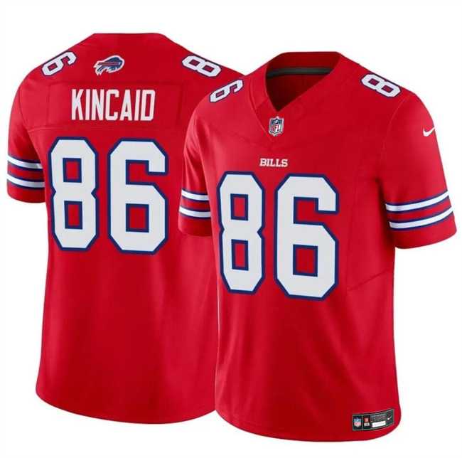 Men & Women & Youth Buffalo Bills #86 Dalton Kincaid Red 2024 F.U.S.E. Vapor Untouchable Limited Stitched Football Jersey